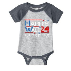 Kamala Harris Tim Waltz 2024 Harris Waltz24 For The People Infant Baby Jersey Bodysuit