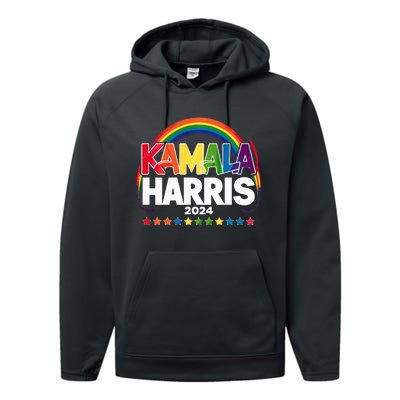 Kamala Harris Tim Walz Performance Fleece Hoodie