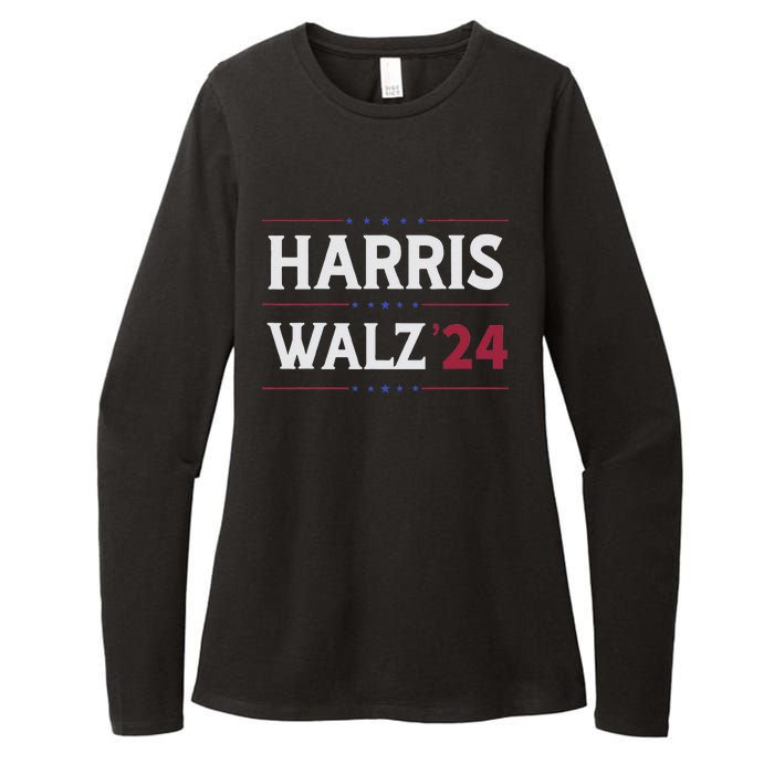 Kamala Harris Tim Walz 2024 Campaign Supporter Design Womens CVC Long Sleeve Shirt