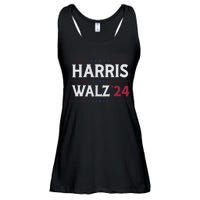 Kamala Harris Tim Walz 2024 Campaign Supporter Design Ladies Essential Flowy Tank