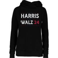 Kamala Harris Tim Walz 2024 Campaign Supporter Design Womens Funnel Neck Pullover Hood