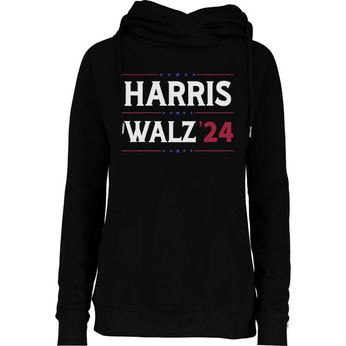 Kamala Harris Tim Walz 2024 Campaign Supporter Design Womens Funnel Neck Pullover Hood