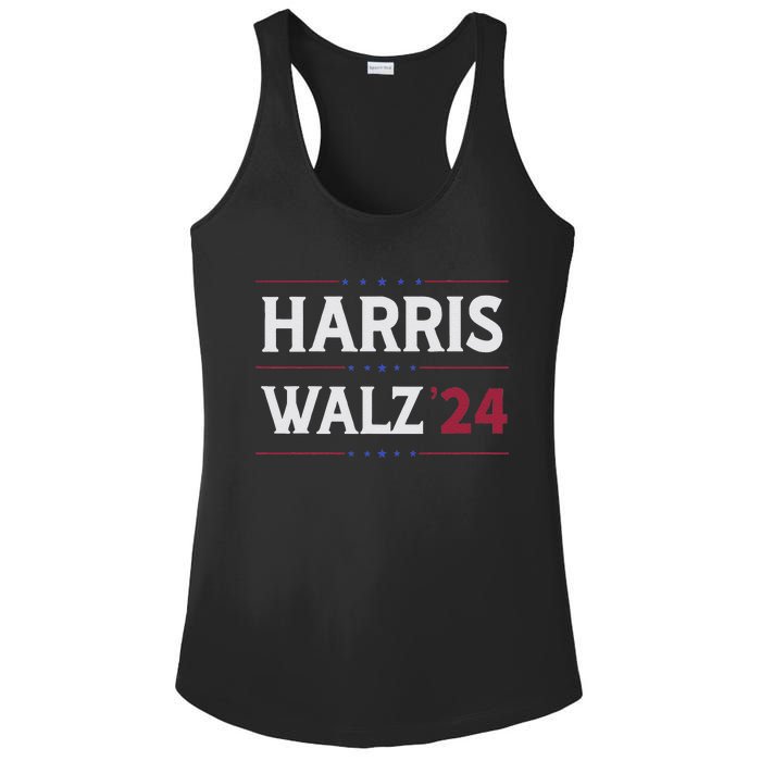 Kamala Harris Tim Walz 2024 Campaign Supporter Design Ladies PosiCharge Competitor Racerback Tank