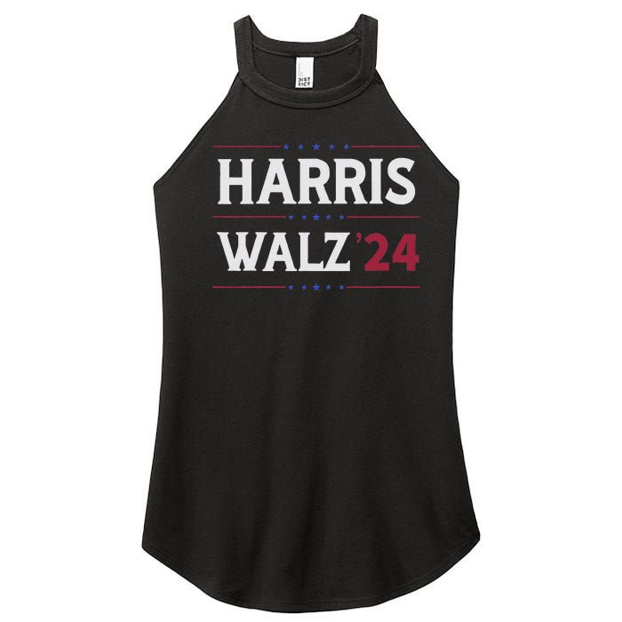 Kamala Harris Tim Walz 2024 Campaign Supporter Design Women's Perfect Tri Rocker Tank