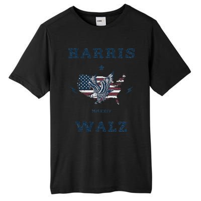 Kamala Harris Tim Walz 2024 Harris Tall Fusion ChromaSoft Performance T-Shirt