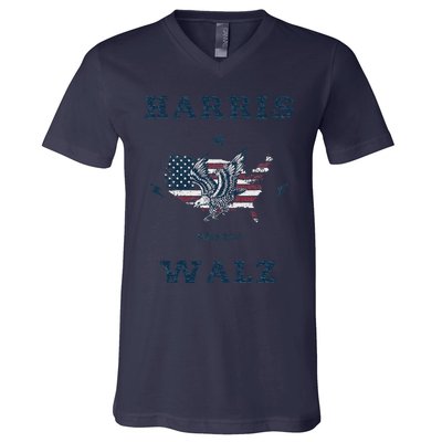 Kamala Harris Tim Walz 2024 Harris V-Neck T-Shirt