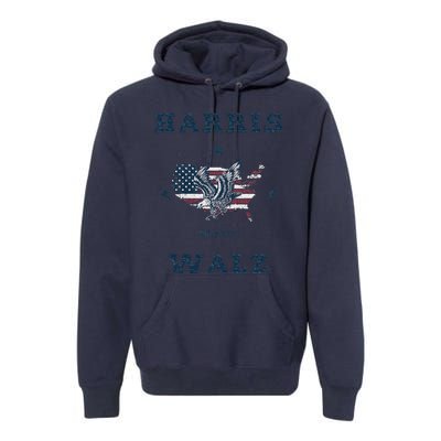 Kamala Harris Tim Walz 2024 Harris Premium Hoodie