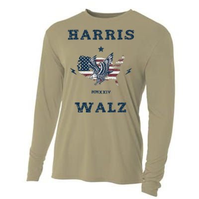 Kamala Harris Tim Walz 2024 Harris Cooling Performance Long Sleeve Crew