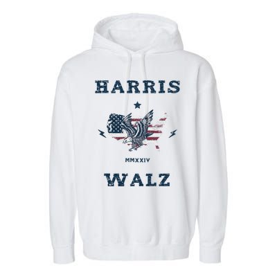 Kamala Harris Tim Walz 2024 Harris Garment-Dyed Fleece Hoodie