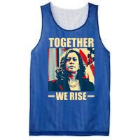 Kamala Harris Together We Rise Empowering Political Gift Mesh Reversible Basketball Jersey Tank