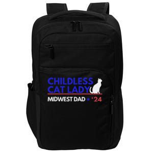 Kamala Harris Tim Walz Harris Waltz 2024 Midwest Dad Impact Tech Backpack