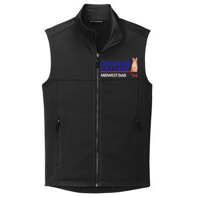 Kamala Harris Tim Walz Harris Waltz 2024 Midwest Dad Collective Smooth Fleece Vest