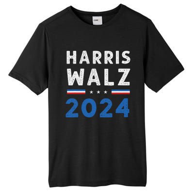 Kamala Harris Tim Walz Ticket 2024 Tall Fusion ChromaSoft Performance T-Shirt