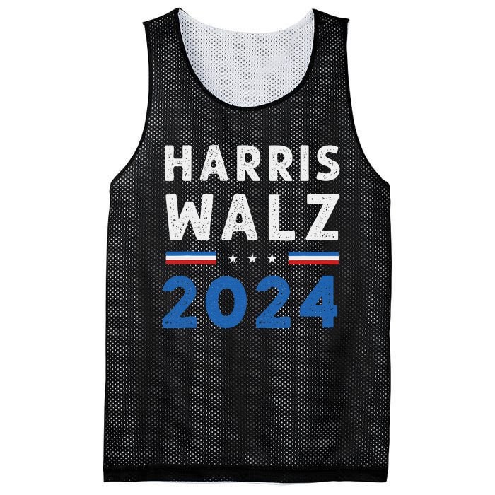 Kamala Harris Tim Walz Ticket 2024 Mesh Reversible Basketball Jersey Tank