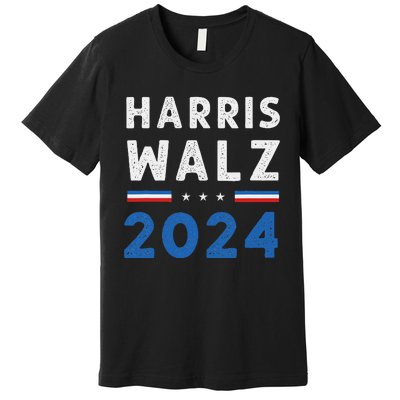 Kamala Harris Tim Walz Ticket 2024 Premium T-Shirt