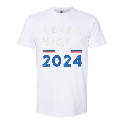 Kamala Harris Tim Walz Ticket 2024 Softstyle CVC T-Shirt