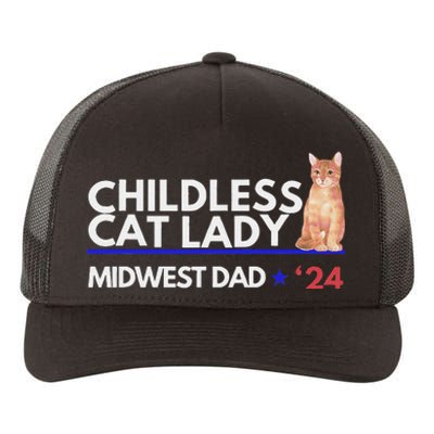 Kamala Harris Tim Walz Harris Waltz 2024 Midwest Dad Yupoong Adult 5-Panel Trucker Hat