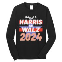 Kamala Harris Tim Walz Usa Presidential Election 2024 Long Sleeve Shirt