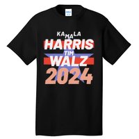 Kamala Harris Tim Walz Usa Presidential Election 2024 Tall T-Shirt