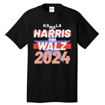 Kamala Harris Tim Walz Usa Presidential Election 2024 Tall T-Shirt