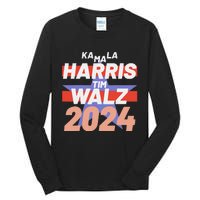 Kamala Harris Tim Walz Usa Presidential Election 2024 Tall Long Sleeve T-Shirt