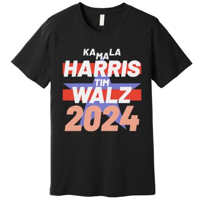 Kamala Harris Tim Walz Usa Presidential Election 2024 Premium T-Shirt