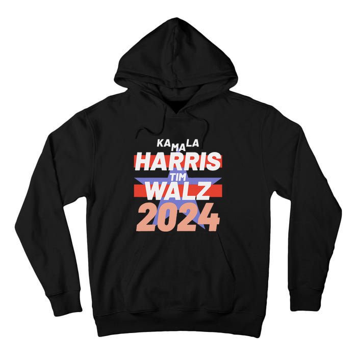 Kamala Harris Tim Walz Usa Presidential Election 2024 Tall Hoodie