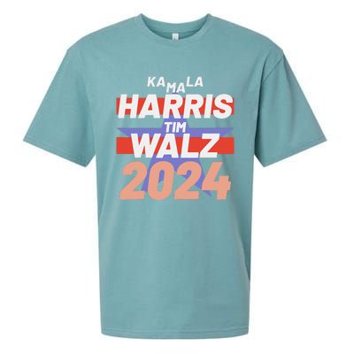 Kamala Harris Tim Walz Usa Presidential Election 2024 Sueded Cloud Jersey T-Shirt