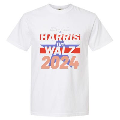 Kamala Harris Tim Walz Usa Presidential Election 2024 Garment-Dyed Heavyweight T-Shirt