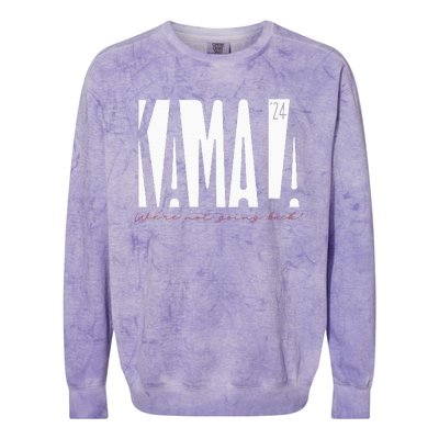 Kamala Harris Tim Walz 2024 Colorblast Crewneck Sweatshirt