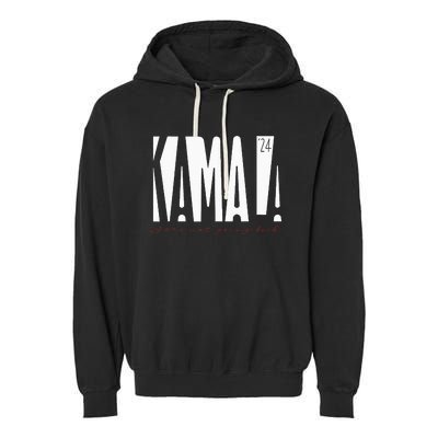 Kamala Harris Tim Walz 2024 Garment-Dyed Fleece Hoodie