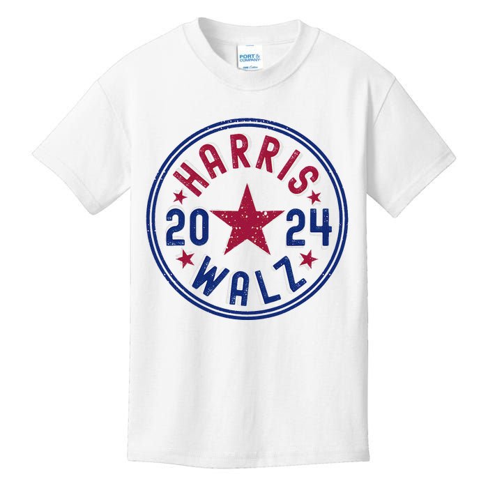 Kamala Harris Tim Walz Waltz Election Party Wear Kids T-Shirt