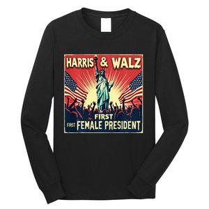 Kamala Harris Tim Walz 2024 Election Long Sleeve Shirt