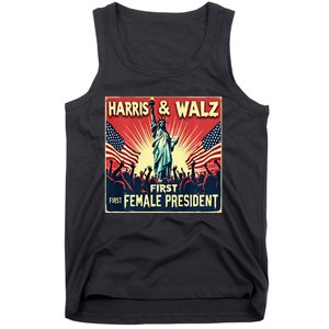 Kamala Harris Tim Walz 2024 Election Tank Top