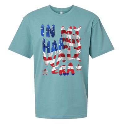 Kamala Harris Tim Walz Waltz Election Party Wear Sueded Cloud Jersey T-Shirt