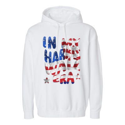 Kamala Harris Tim Walz Waltz Election Party Wear Garment-Dyed Fleece Hoodie