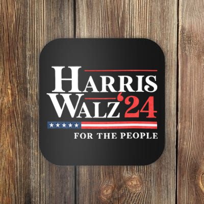 Kamala Harris Tim Walz Waltz For The People 2024 Coaster