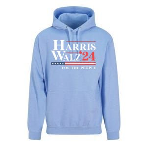 Kamala Harris Tim Walz Waltz For The People 2024 Unisex Surf Hoodie