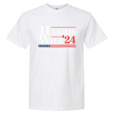 Kamala Harris Tim Walz Waltz For The People 2024 Garment-Dyed Heavyweight T-Shirt