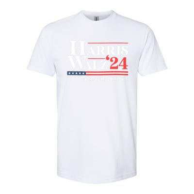 Kamala Harris Tim Walz Waltz For The People 2024 Softstyle CVC T-Shirt