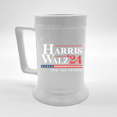 Kamala Harris Tim Walz Waltz For The People 2024 Beer Stein