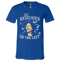 Kamala Harris – The Wicked Witch Of The Left Halloween V-Neck T-Shirt