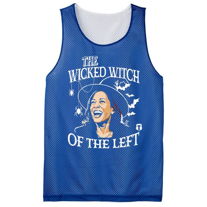 Kamala Harris – The Wicked Witch Of The Left Halloween Mesh Reversible Basketball Jersey Tank