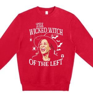 Kamala Harris – The Wicked Witch Of The Left Halloween Premium Crewneck Sweatshirt