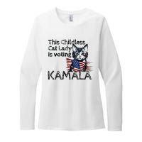 Kamala Harris This Crazy Cat Lady Is Voting Kamala Womens CVC Long Sleeve Shirt