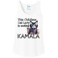 Kamala Harris This Crazy Cat Lady Is Voting Kamala Ladies Essential Tank