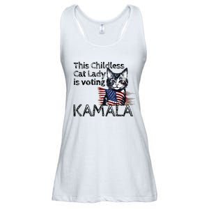 Kamala Harris This Crazy Cat Lady Is Voting Kamala Ladies Essential Flowy Tank