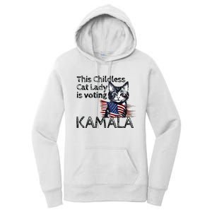 Kamala Harris This Crazy Cat Lady Is Voting Kamala Women's Pullover Hoodie