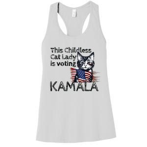 Kamala Harris This Crazy Cat Lady Is Voting Kamala Women's Racerback Tank