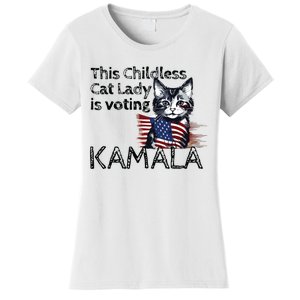 Kamala Harris This Crazy Cat Lady Is Voting Kamala Women's T-Shirt